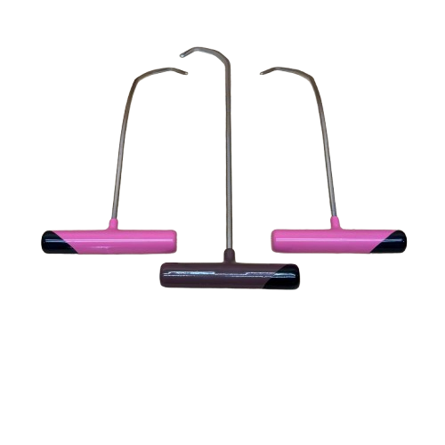 Upper Brace Angels PDR tool set showing two arched tools and one universal straight tool