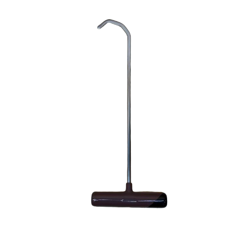 Upper Brace Angels universal 15-inch PDR tool with brown and black T-handle and bent working tip