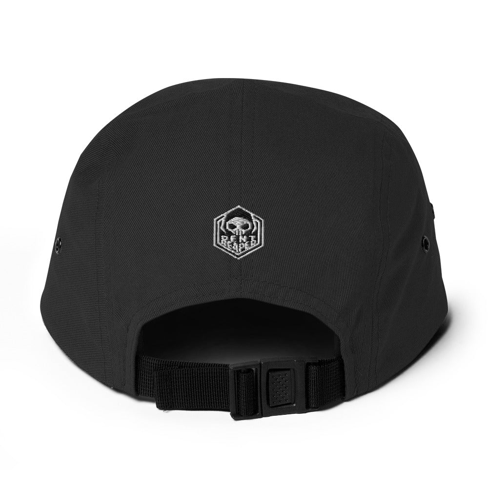 Haillelujah Black Stitch Five Panel Cap