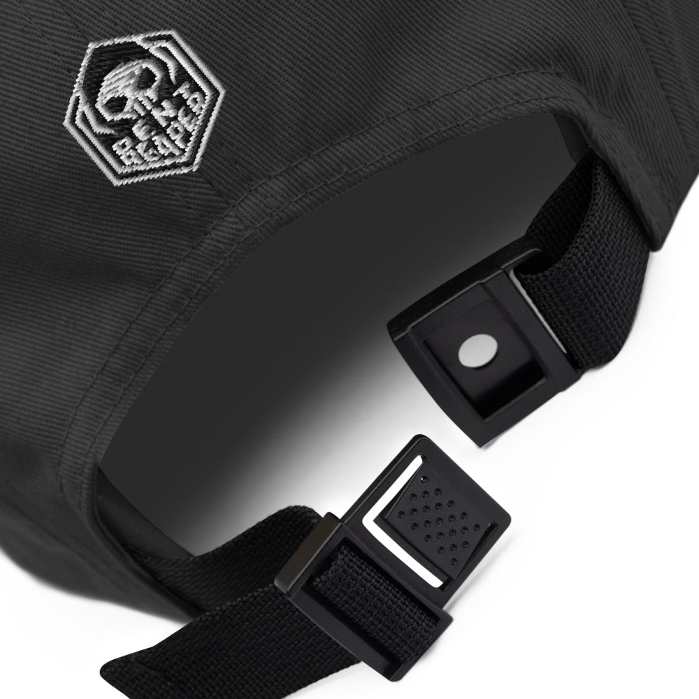 Haillelujah Black Stitch Five Panel Cap