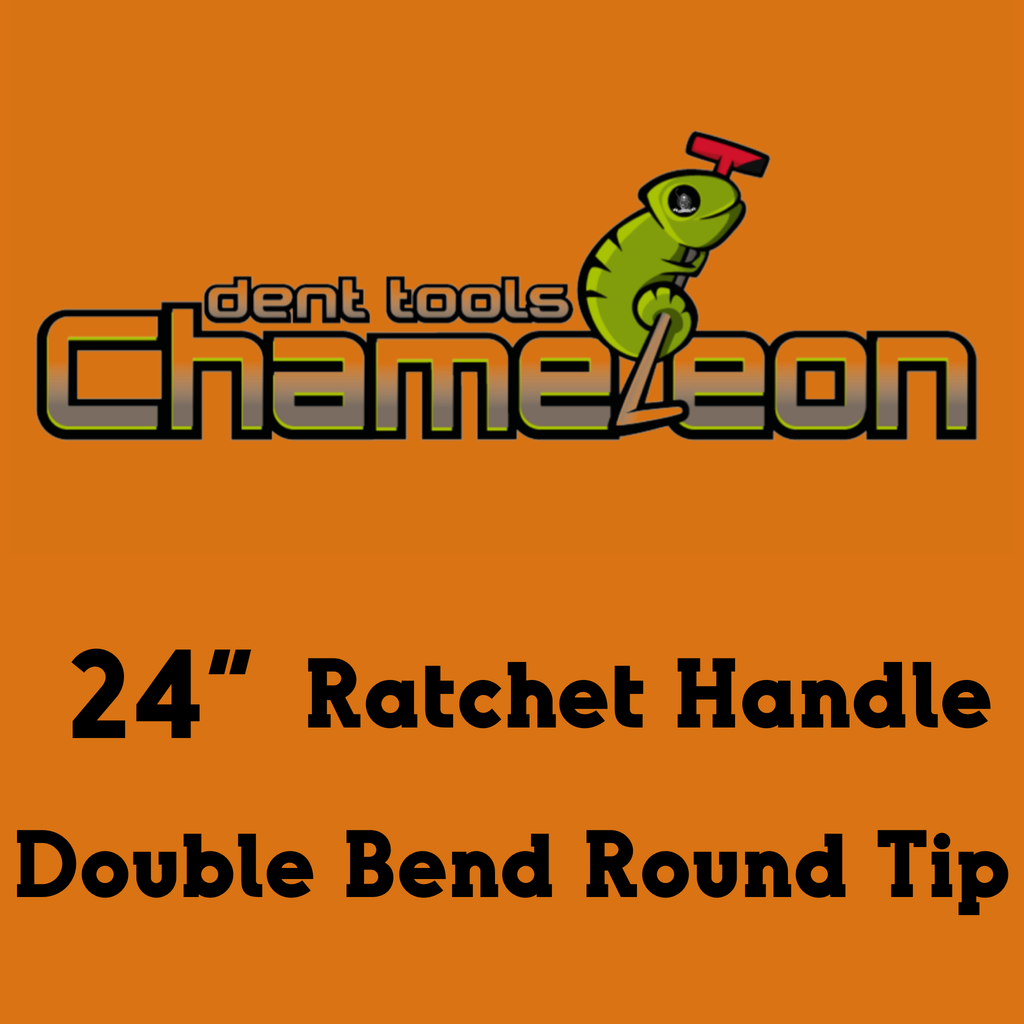Chameleon Double Bend Round Tip Ratchet Handle 24"