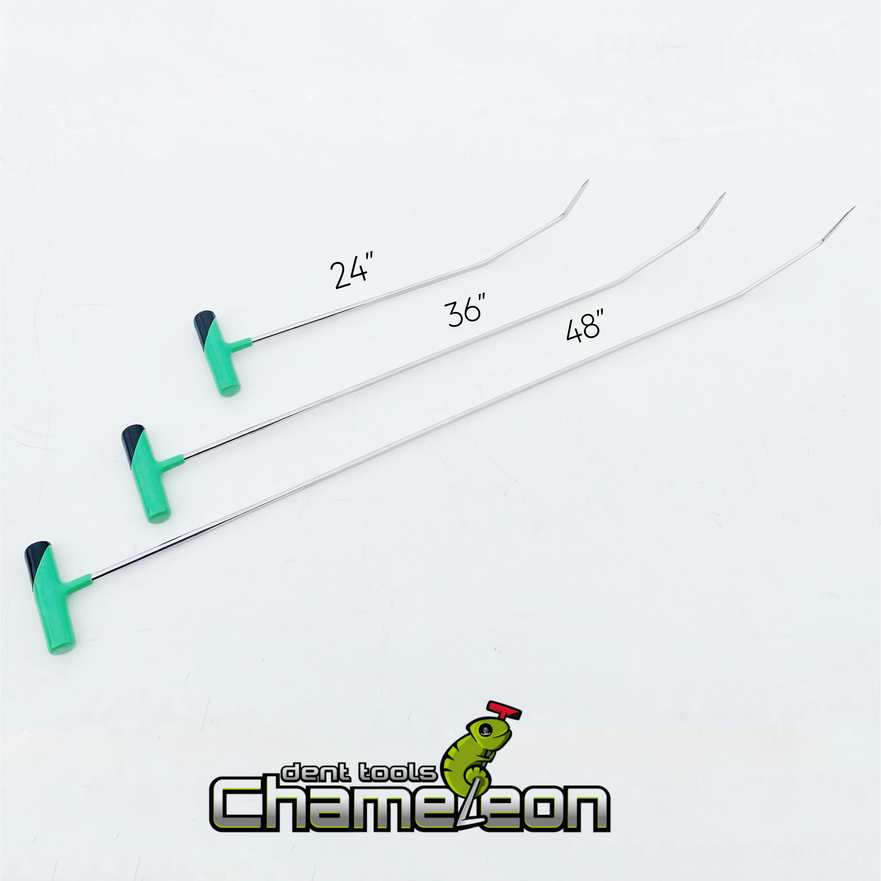 Chameleon Double Bend Sharp Tip Fixed Handle 36"