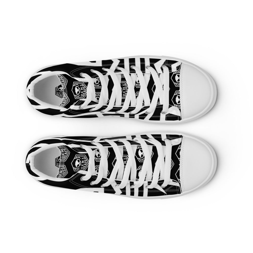 Dent Reaper Men’s high top canvas shoes